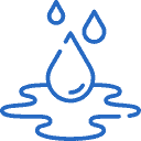 Icono Agua. Representa al elemento Agua, equilibrio